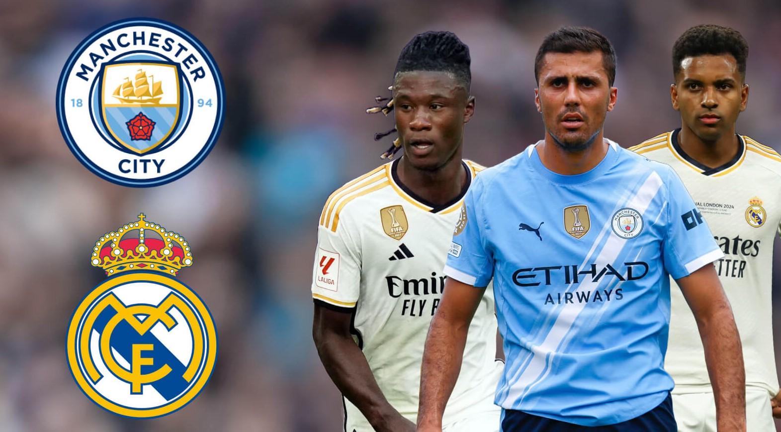 Real Madrid định đổi Rodrygo cho Man City lấy Rodri